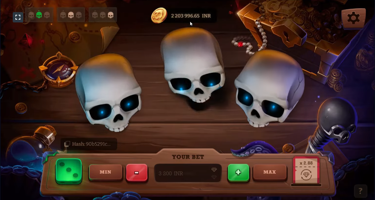 1win Brawl Pirates game link for India access